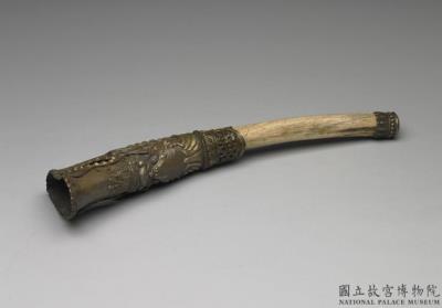 图片[3]-Human tibia trumpets with brass mounting, made in Tibet, Qing dynasty (1644-1911)-China Archive